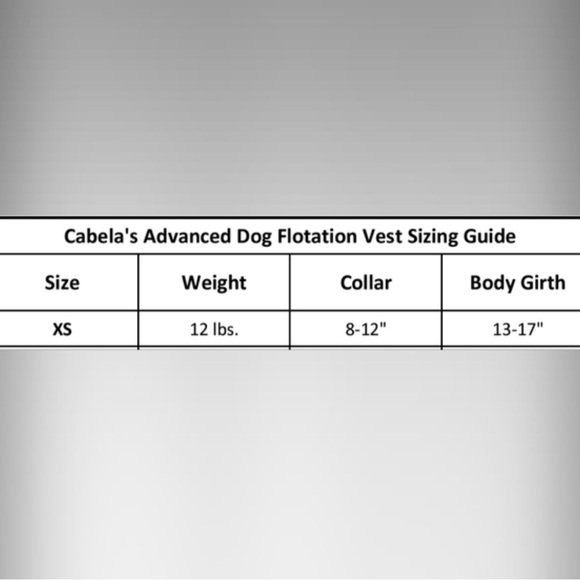 Cabelas dog life vest small dog life jacket flotation size XS - Picture 7 of 7